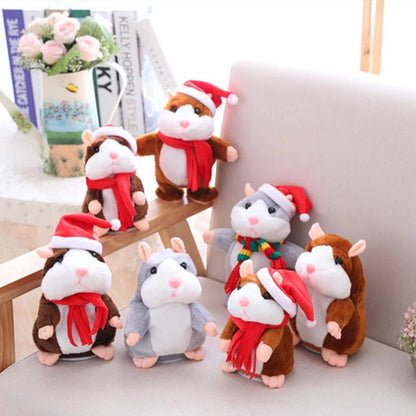 🐹✨Talking Hamster Plush – repeats whatever you say, auto head-shaking, hilarious fun for kids & adults.🔥