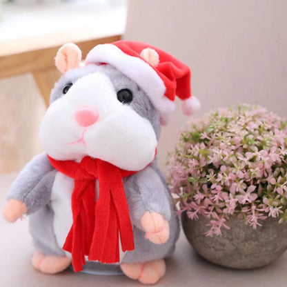 🐹✨Talking Hamster Plush – repeats whatever you say, auto head-shaking, hilarious fun for kids & adults.🎁