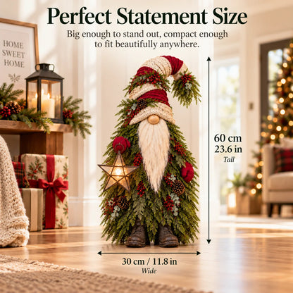 Last Day 49% OFF – Evergreen Star Gnome™ Lighted Christmas Woodland Decor
