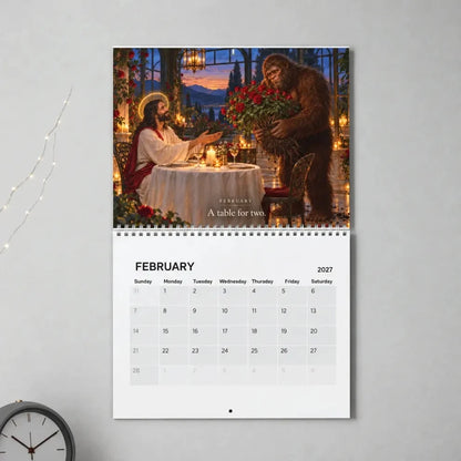 📅Funny Jesus and Bigfoot Calendar 2027