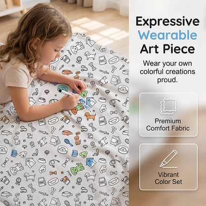 🥳2026 Hot Sale🥳💞50k+ Sold!💖 49% Off!💯 Personalised Colouring Blanket – The Unique Diy Gift They’ll Love