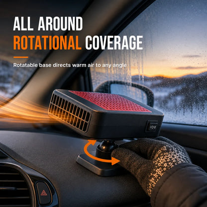 🎁2026 New Arrivals 💥🚗 Rotatable 12v Car Defroster & Defogger Fan