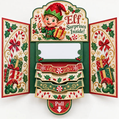 ⏰2026 New 🎅💳 Waterfall Christmas Gift Card Booklet ✨