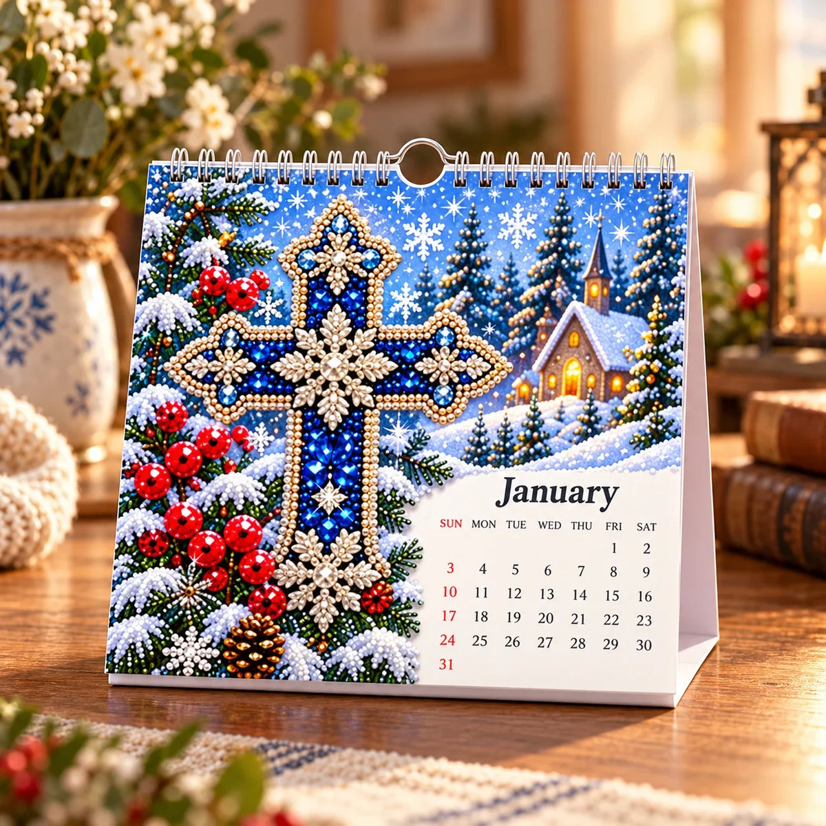✝️💎 2027 Faith & Blessings DIY Diamond Art Calendar Kit (📦Buy 3 Free Shipping)