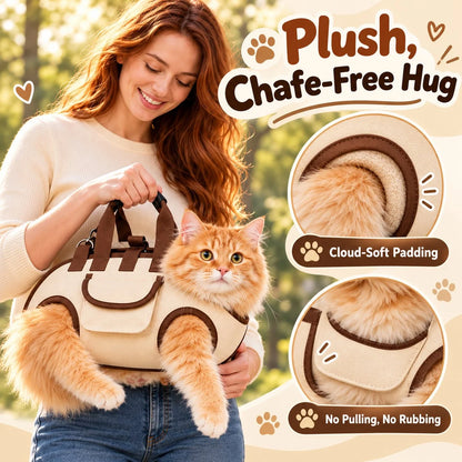 🔥 49% OFF – 😽Hands-Free Pet Sling & Harness Carrier 🐾🐶