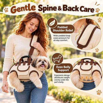🔥 49% OFF – 😽Hands-Free Pet Sling & Harness Carrier 🐾🐶