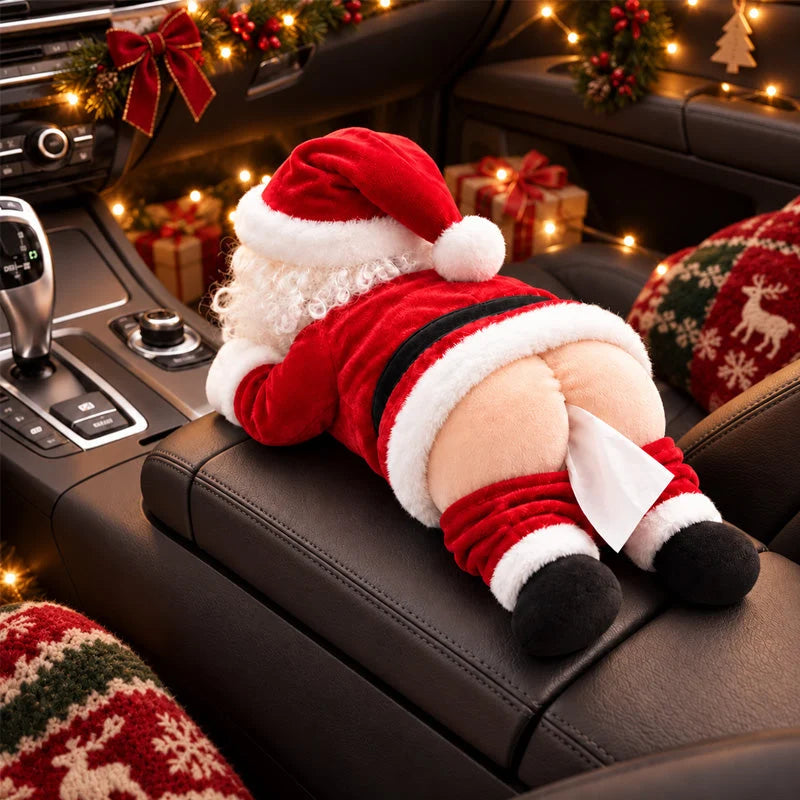 🎅Last Day 49% OFF – Funny Santa Butt Tissue Box