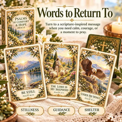 ✝️ Grace In His Word 62-card Scripture Deck | Daily Faith, Prayer & Reflection 📖