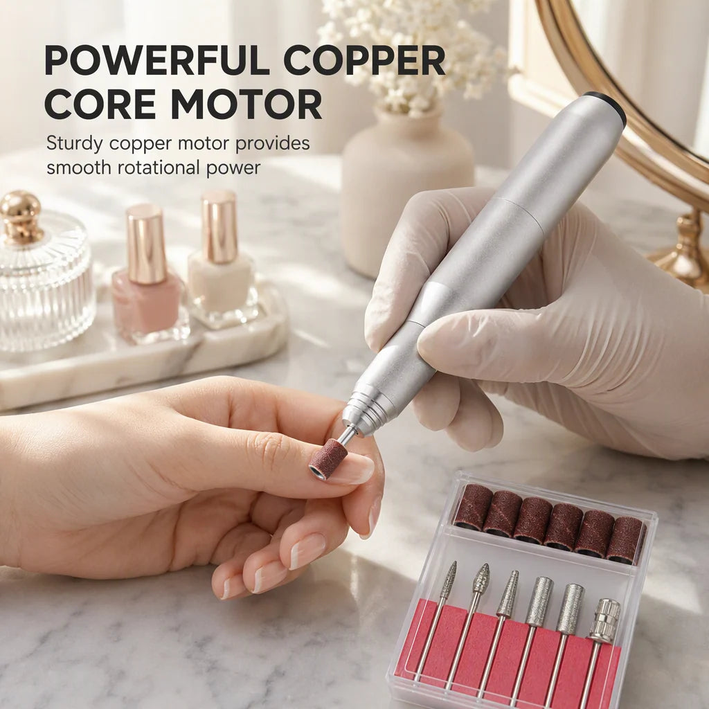 Portable USB Electric Nail Drill Pen for Manicure