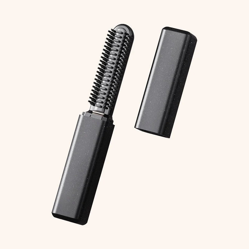 🔥✨ Compact Wireless Hot Comb – Handy Bang Styling Companion!