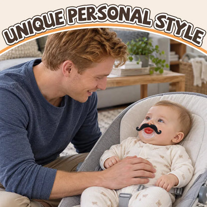 Red Lips and Mustache Baby Pacifier（🔥BUY 1 GET 1 FREE）