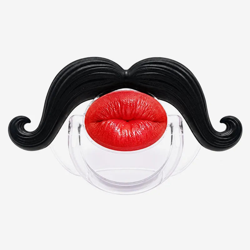 Red Lips and Mustache Baby Pacifier（🔥BUY 1 GET 1 FREE）