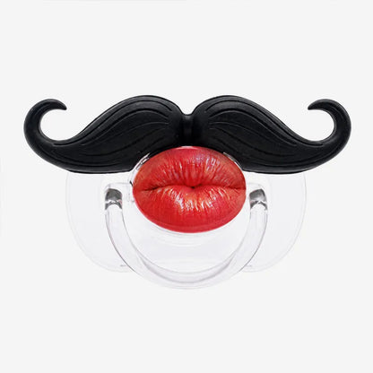 Red Lips and Mustache Baby Pacifier（🔥BUY 1 GET 1 FREE）