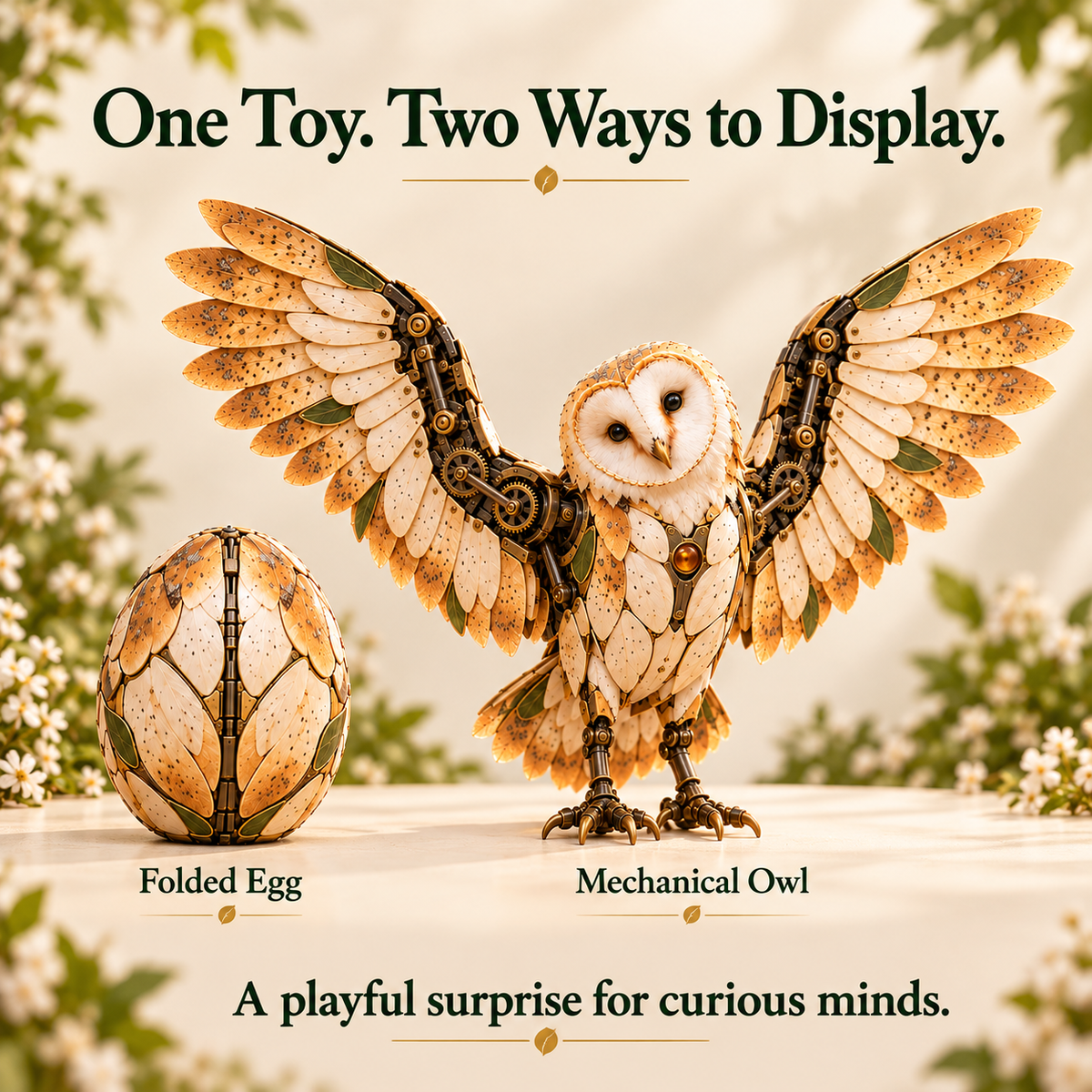 Woodland Owl 2-in-1 Transforming Egg