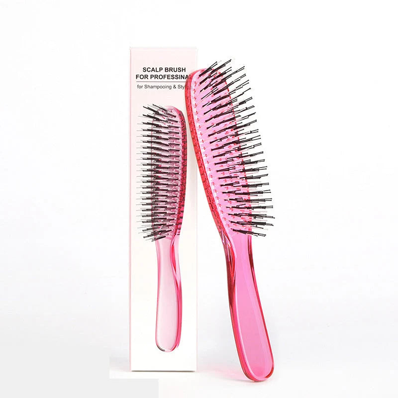 🔥（BUY 1 GET 1 FREE）Detangle Knots Instantly! Gentle Portable Scalp Massage Hairbrush
