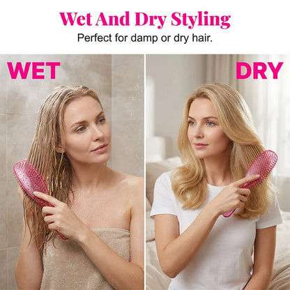 🔥（BUY 1 GET 1 FREE）Detangle Knots Instantly! Gentle Portable Scalp Massage Hairbrush