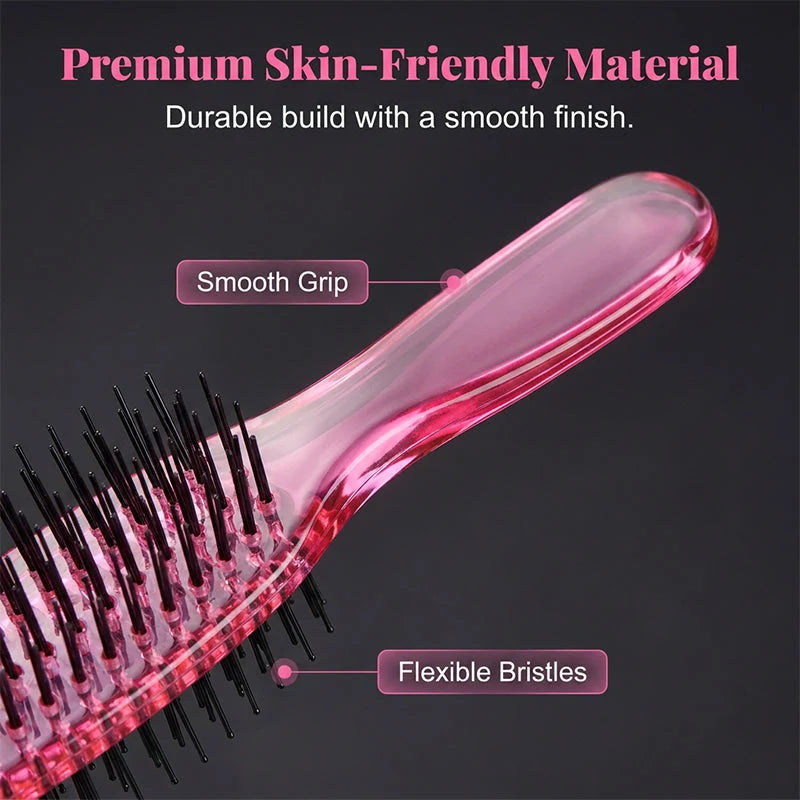 🔥（BUY 1 GET 1 FREE）Detangle Knots Instantly! Gentle Portable Scalp Massage Hairbrush