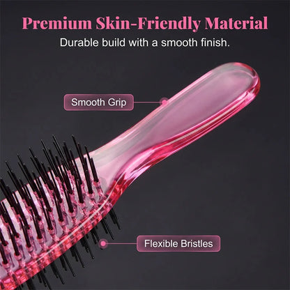 🔥（BUY 1 GET 1 FREE）Detangle Knots Instantly! Gentle Portable Scalp Massage Hairbrush