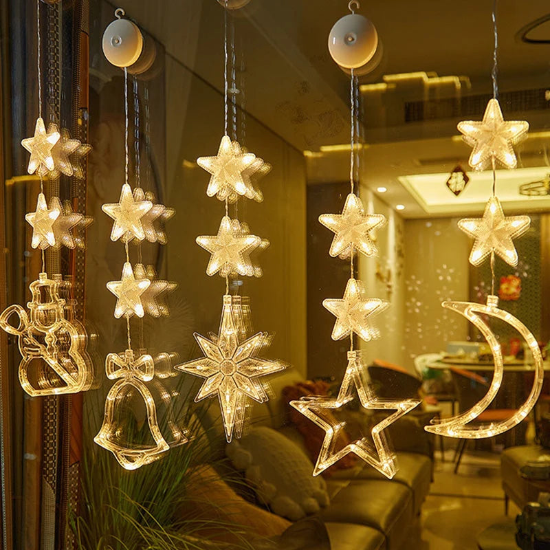 🎄 ✨ DIY Christmas Suction Window Lights – No drill, battery & reusable ✨