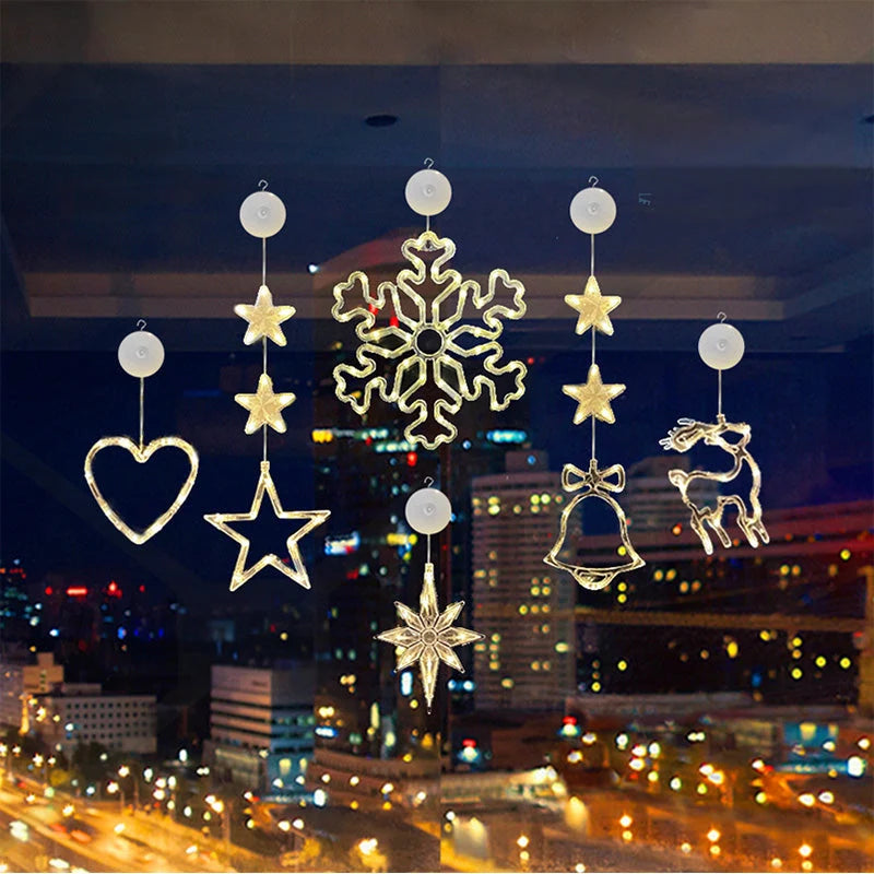 🎄 ✨ DIY Christmas Suction Window Lights – No drill, battery & reusable ✨