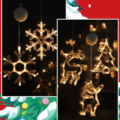 🎄 ✨ DIY Christmas Suction Window Lights – No drill, battery & reusable ✨