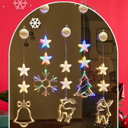 🎄 ✨ DIY Christmas Suction Window Lights – No drill, battery & reusable ✨