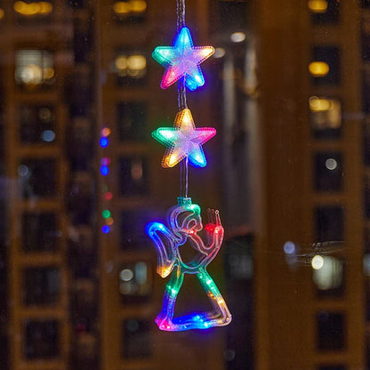 🎄 ✨ DIY Christmas Suction Window Lights – No drill, battery & reusable ✨