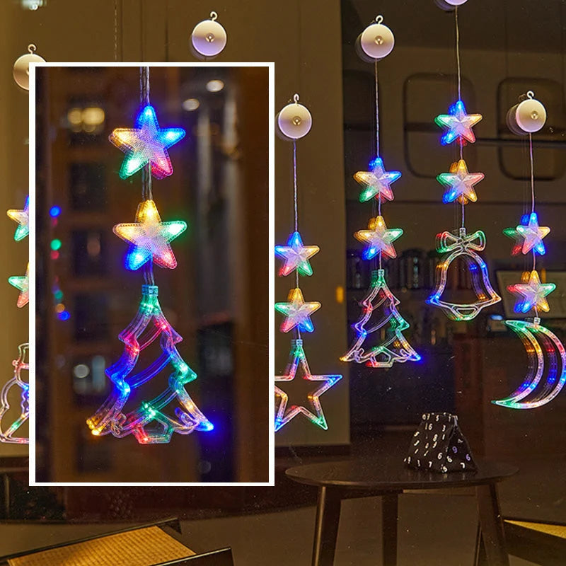 🎄 ✨ DIY Christmas Suction Window Lights – No drill, battery & reusable ✨