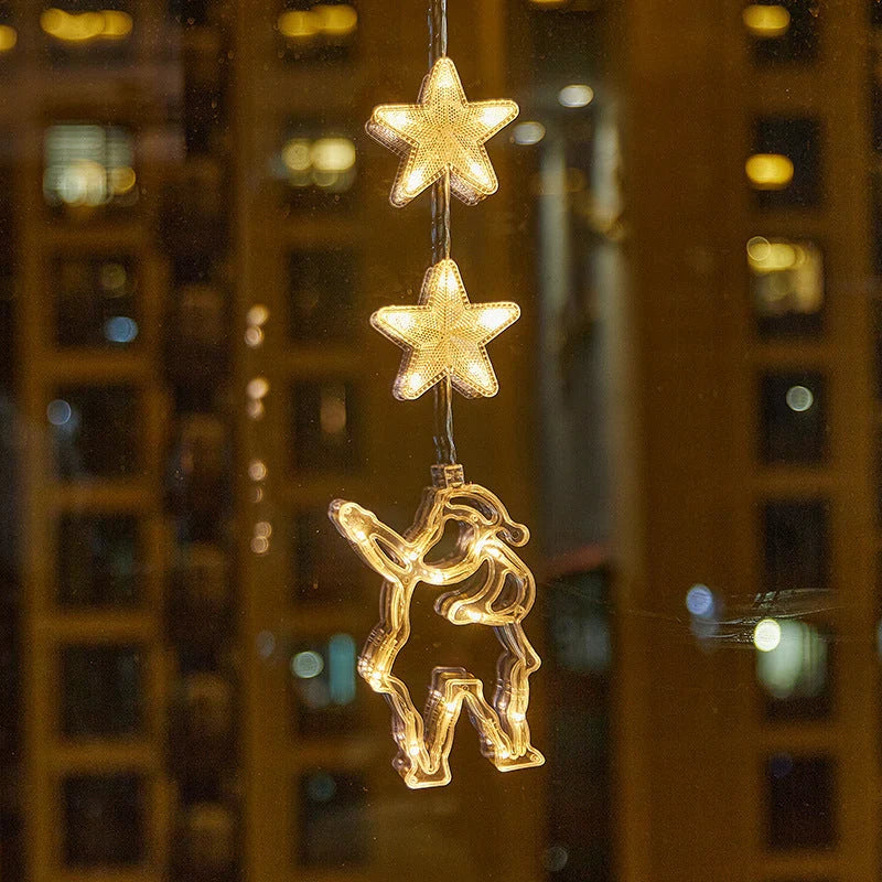 🎄 ✨ DIY Christmas Suction Window Lights – No drill, battery & reusable ✨