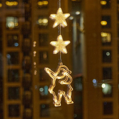 🎄 ✨ DIY Christmas Suction Window Lights – No drill, battery & reusable ✨