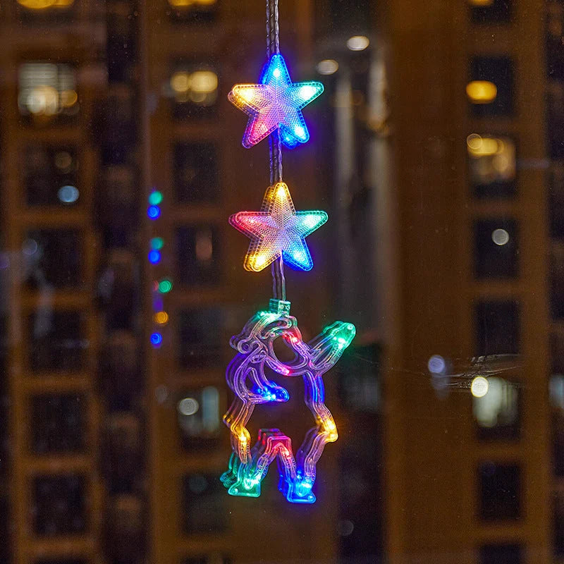 🎄 ✨ DIY Christmas Suction Window Lights – No drill, battery & reusable ✨