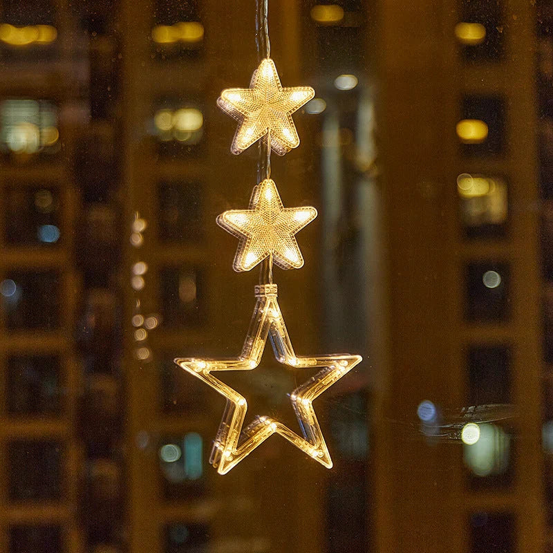 🎄 ✨ DIY Christmas Suction Window Lights – No drill, battery & reusable ✨