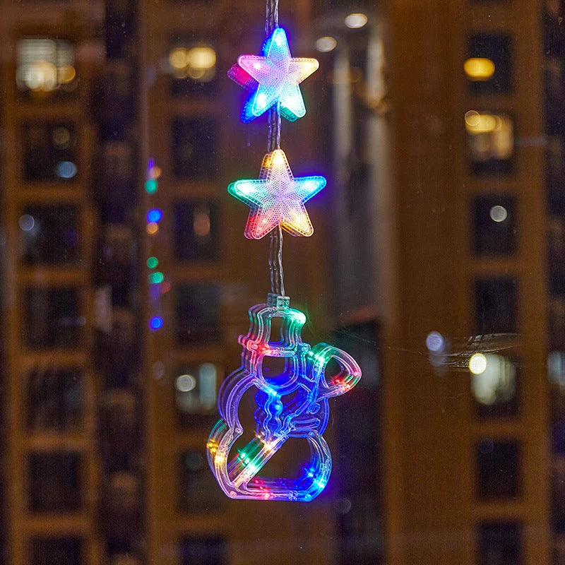 🎄 ✨ DIY Christmas Suction Window Lights – No drill, battery & reusable ✨