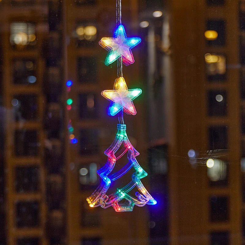 🎄 ✨ DIY Christmas Suction Window Lights – No drill, battery & reusable ✨
