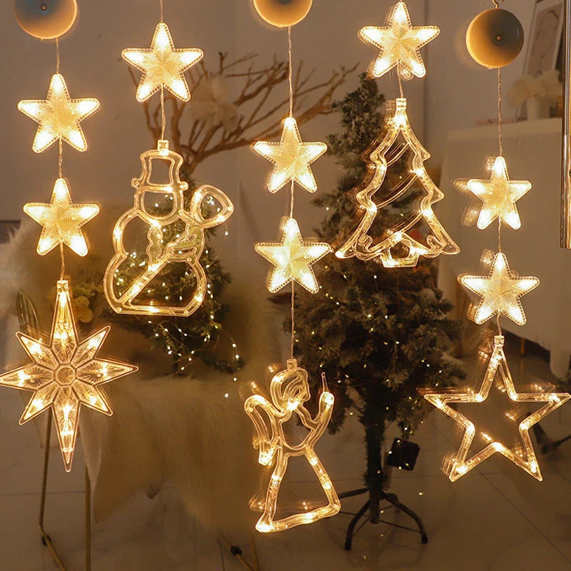 🎄 ✨ DIY Christmas Suction Window Lights – No drill, battery & reusable ✨