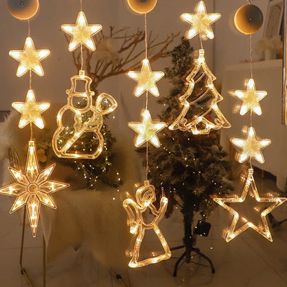 🎄 ✨ DIY Christmas Suction Window Lights – No drill, battery & reusable ✨