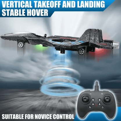 360° Flips + LED Lights 🚀 49% OFF This Week! RC Stunt Fighter Jet Toy for Kids