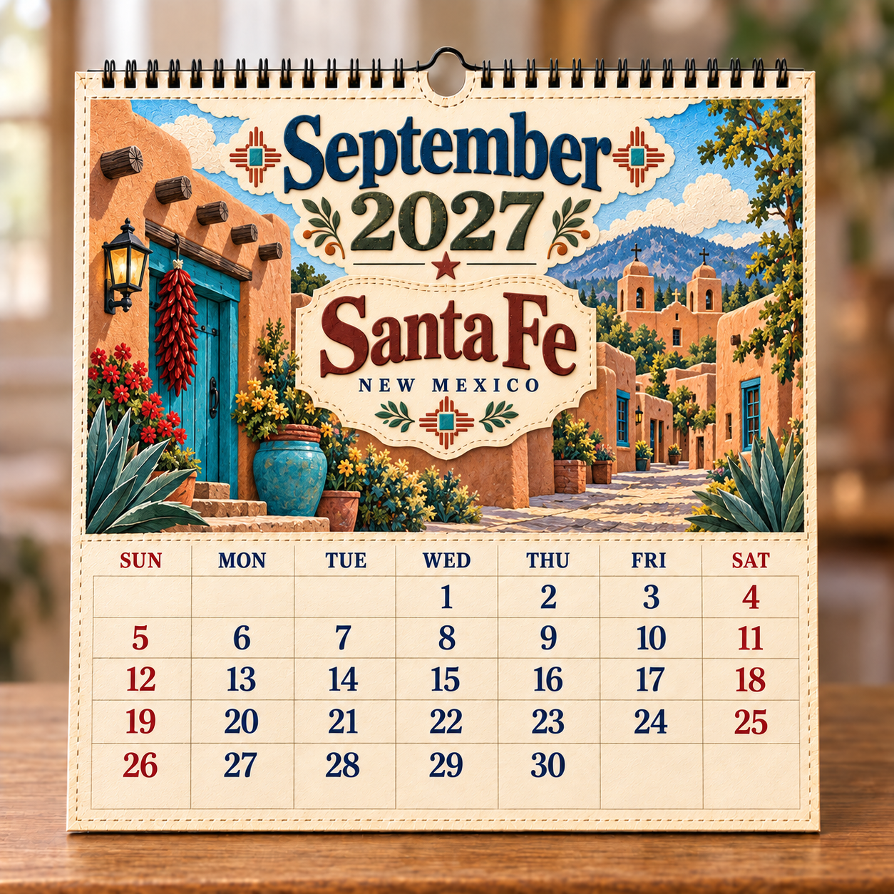 🧳 2027 Timeless American Destinations Wall Calendar