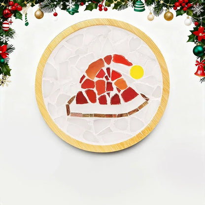 DIY Mosaic Christmas Coaster Kit – 6 Designs