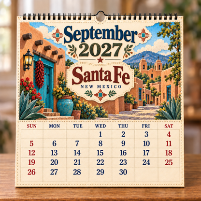 🧳 2027 Timeless American Destinations Wall Calendar