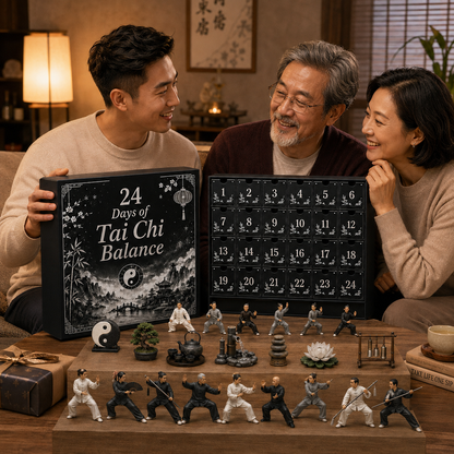 2026 Days of Tai Chi Balance Blind Box - 24-Day Festive Countdown, Tai Chi Collectible Figures Blind Box - Gift For Tai Chi Lovers