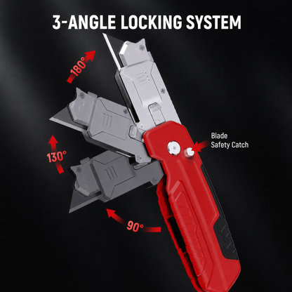 2-in-1 Foldable Utility Knife & Scraper – Portable Razor Blade, Multi-Surface Cleaning ✨