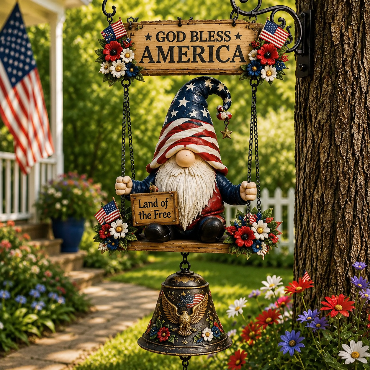 Flag-themed gnome / ✨Buy  1