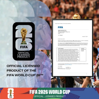 2026 FIFA World Cup Premium Glass Set – Trophy Gold Rim Collector Edition