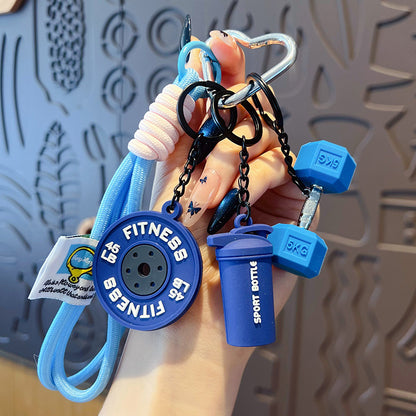 🔥Creative Fitness Themed Keychain