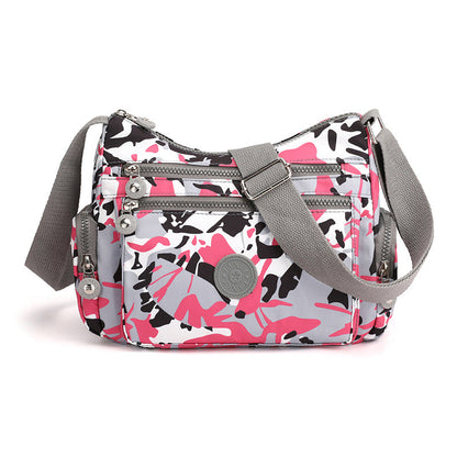 ✨ Lightweight Nylon Crossbody Bag – Multi-Pocket, Water-Resistant, Adjustable 🔧