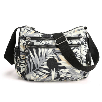 ✨ Lightweight Nylon Crossbody Bag – Multi-Pocket, Water-Resistant, Adjustable 🔧