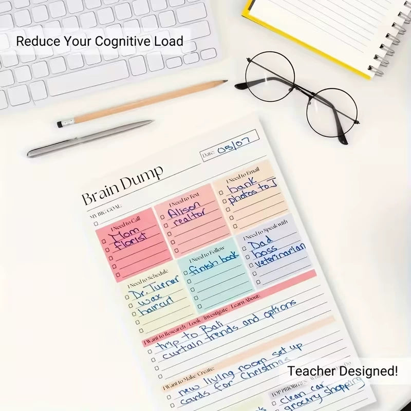 ADHD Brain Dump Planner Pad