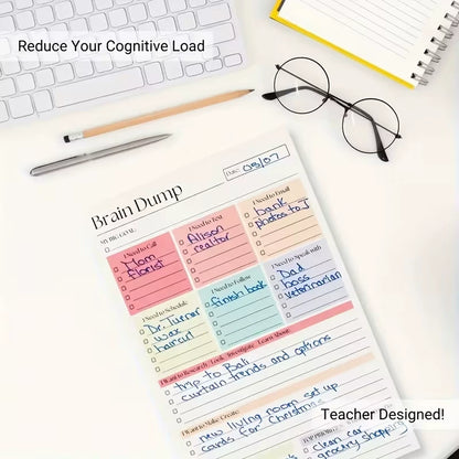 ADHD Brain Dump Planner Pad