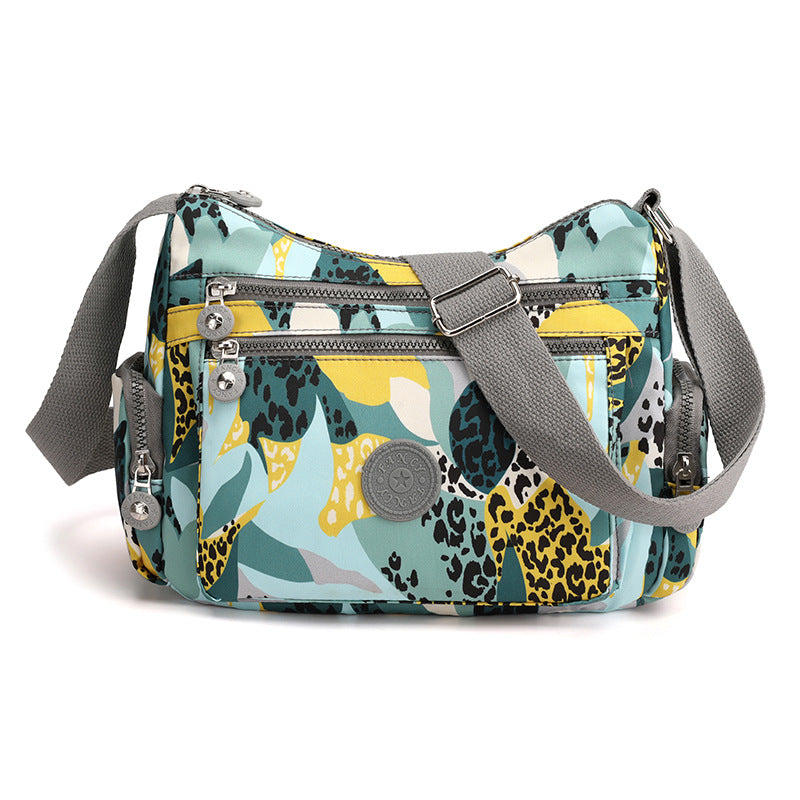 ✨ Lightweight Nylon Crossbody Bag – Multi-Pocket, Water-Resistant, Adjustable 🔧